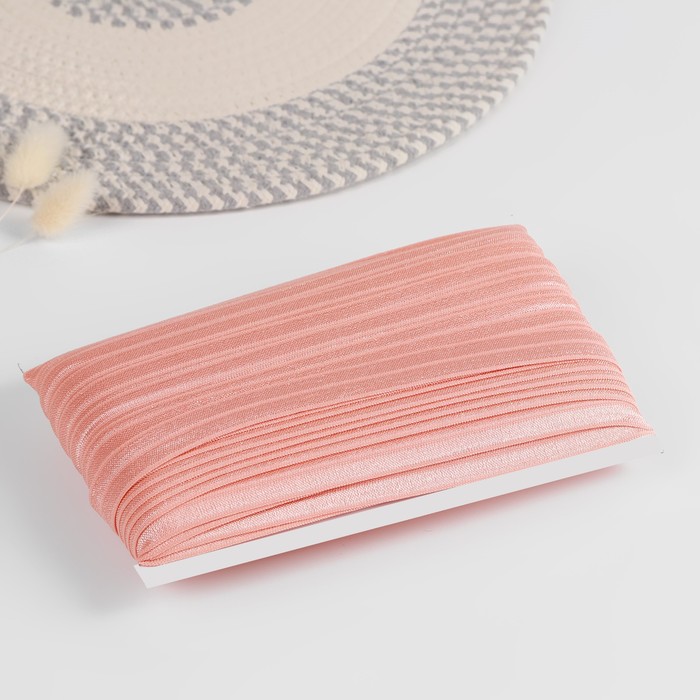 Бейка эластичная, 15 мм × 50 м, цвет персиковый
Бейка эластичная, 15 мм × 50 м, цвет персиковый