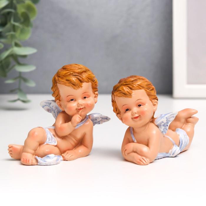 Сувенир полистоун "Ангелок-карапуз в голубой повязке, лежит" МИКС 6,2х8,5х5 см
Сувенир полистоун "Ангелок-карапуз в голубой повязке, лежит" МИКС 6,2х8,5х5 см