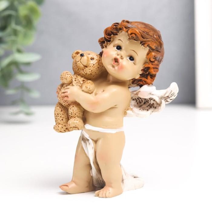 Сувенир полистоун "Ангел-карапуз с медвежонком" 11х4,5х6 см
Сувенир полистоун "Ангел-карапуз с медвежонком" 11х4,5х6 см