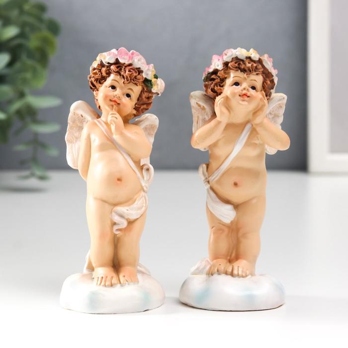 Сувенир полистоун "Ангел-карапуз цветочный венок, на облаке" МИКС 10,5х4х3,5 см 
Сувенир полистоун "Ангел-карапуз цветочный венок, на облаке" МИКС 10,5х4х3,5 см