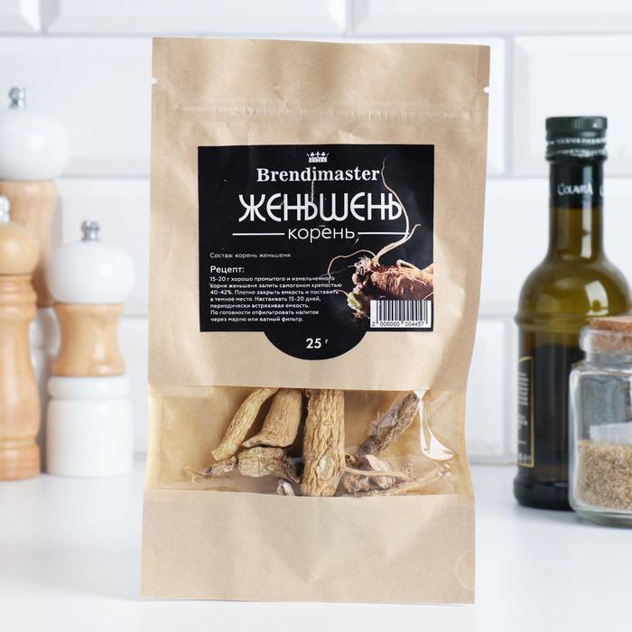Набор из трав и специй для приготовления настойки "Женьшень (корень)" 25 г
Набор из трав и специй для приготовления настойки "Женьшень (корень)" 25 г