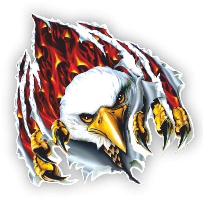 Наклейка на авто "Орел-разлом с огнем", 15 х 15 см, 1 шт
Наклейка на авто "Орел-разлом с огнем", 15 х 15 см, 1 шт