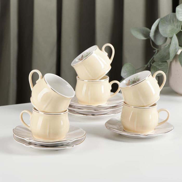 Сервиз кофейный «Шишечки», чашка 90 мл, блюдце d=12 см, цвет желтый
Сервиз кофейный «Шишечки», чашка 90 мл, блюдце d=12 см, цвет желтый