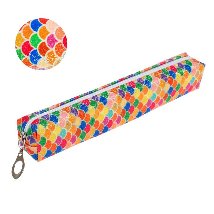 Пенал мягкий, тубус, 30 х 185 мм, Just For Fun, с глиттерной сверкающей поверхностью 
Пенал мягкий, тубус, 30 х 185 мм, Just For Fun, с глиттерной сверкающей поверхностью