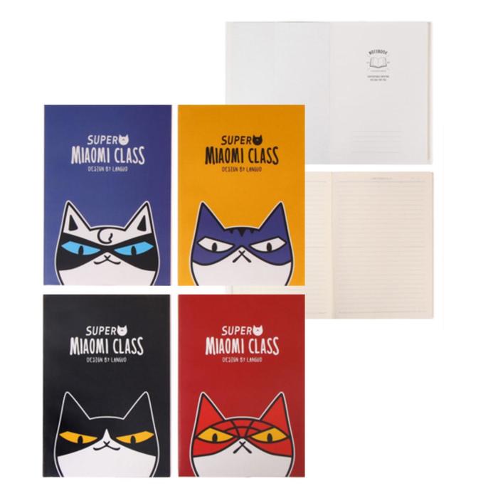 Тетрадь B5, 192 листа в линейку, 255 х 175 мм, Landuo "Кот", в обложке ПВХ, МИКС 4 вида
Тетрадь B5, 192 листа в линейку, 255 х 175 мм, Landuo "Кот", в обложке ПВХ, МИКС 4 вида