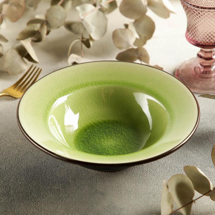 Тарелка для пасты «Таллула», 21×6 см, цвет зелёный
Тарелка для пасты «Таллула», 21×6 см, цвет зелёный