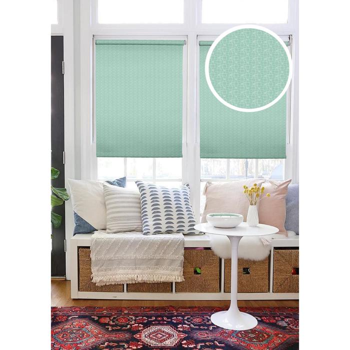 Рулонная штора «Логас», цвет мятный, 98х160 см
Рулонная штора «Логас», цвет мятный, 98х160 см