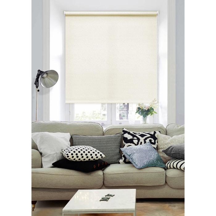 фото Рулонная штора «морзе», 120х160 см, цвет экрю эскар