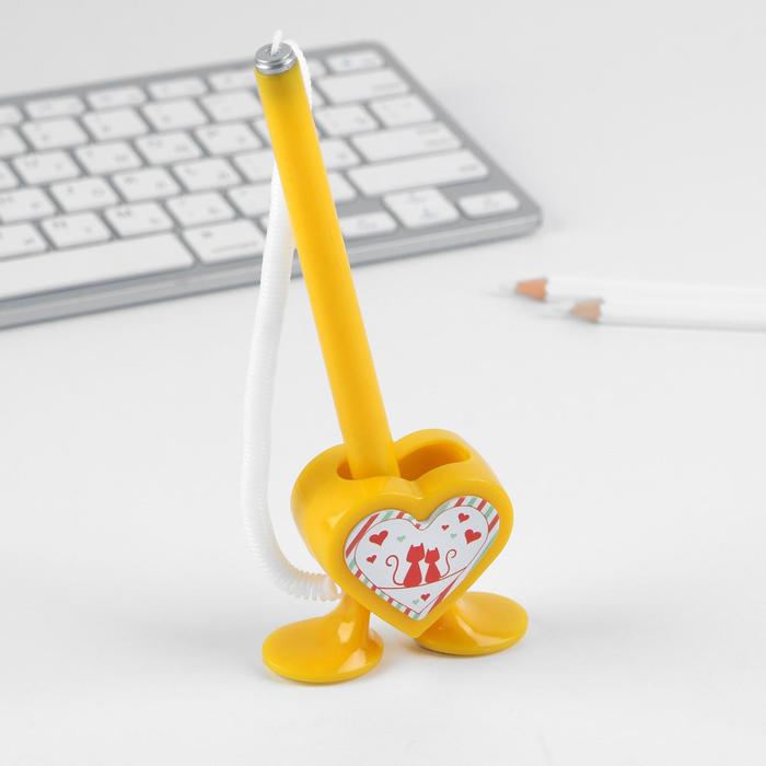 Ручка пластик «Для любовных писем» на подставке (сердце)
Ручка пластик «Для любовных писем» на подставке (сердце)