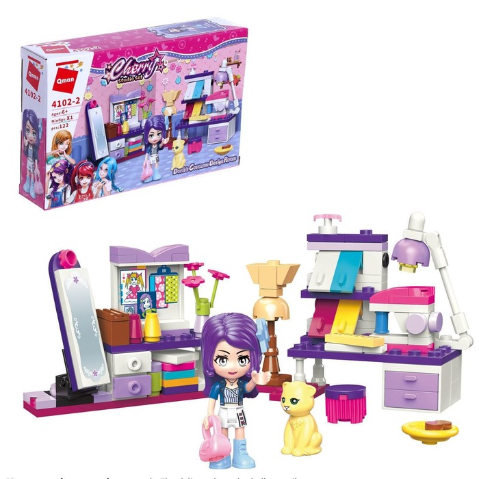 Конструктор Девчонки «Комната девчонки», 1 минифигура и 122 детали
Конструктор Девчонки «Комната девчонки», 1 минифигура и 122 детали