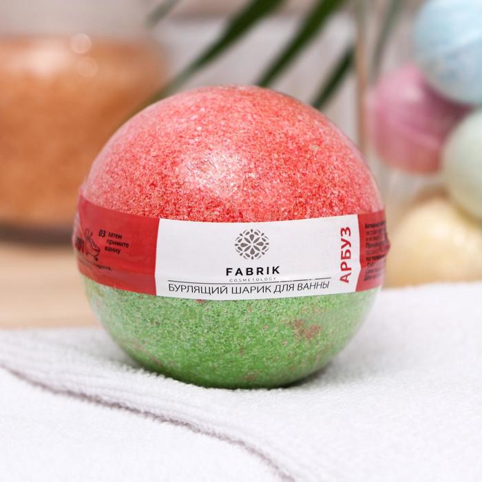 фото Шарик бурлящий для ванны fabrik cosmetology, арбуз, 120 г