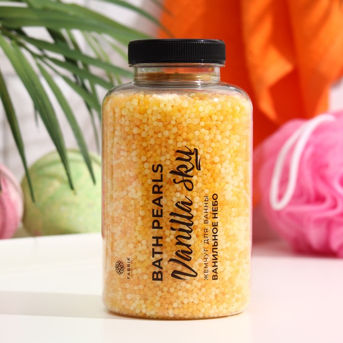 Жемчуг для ванны Fabrik Cosmetology «Ванильное небо», 320 г
Жемчуг для ванны Fabrik Cosmetology «Ванильное небо», 320 г