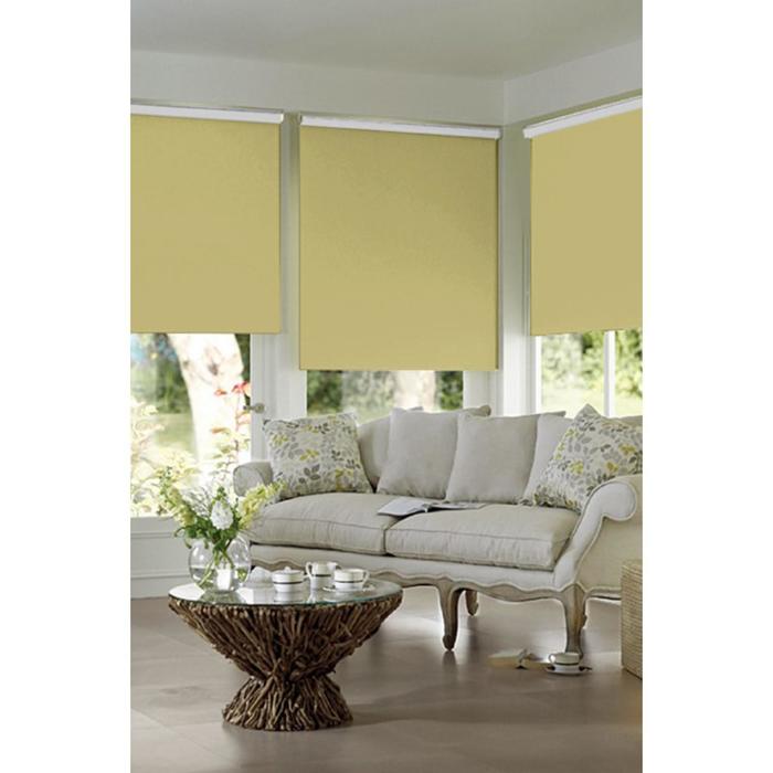 Рулонная штора Blackout, цвет ваниль, 210x170 см
Рулонная штора Blackout, цвет ваниль, 210x170 см