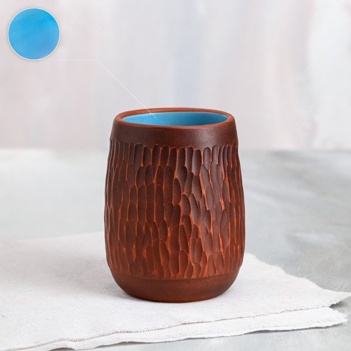 Стакан "Резной", синий, красная глина, 0.4 л
Стакан "Резной", синий, красная глина, 0.4 л