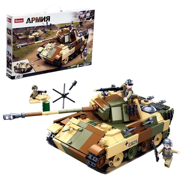 Конструктор Армия «Штурмовой танк», 2 варианта сборки, 725 деталей
Конструктор Армия «Штурмовой танк», 2 варианта сборки, 725 деталей