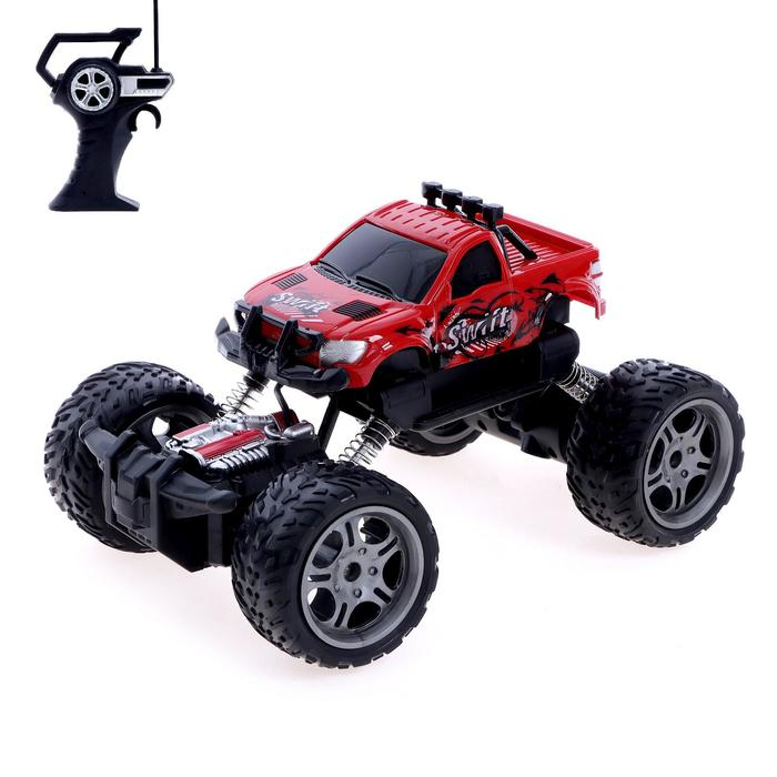 Джип радиоуправляемый «Вездеход», 1:18, работает от батареек
Джип радиоуправляемый «Вездеход», 1:18, работает от батареек