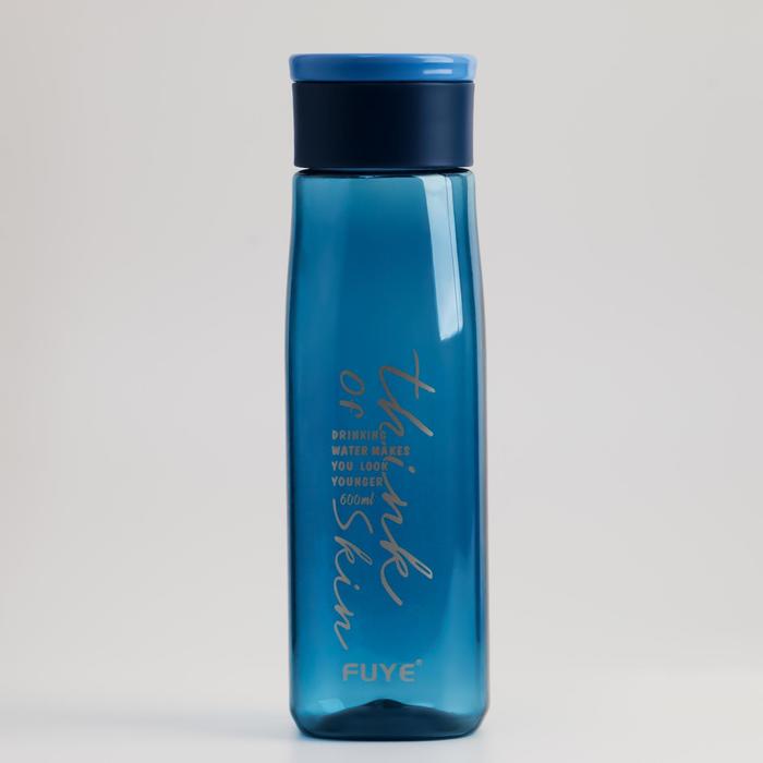 Бутылка для воды Think skin 600 мл, синяя
Бутылка для воды Think skin 600 мл, синяя