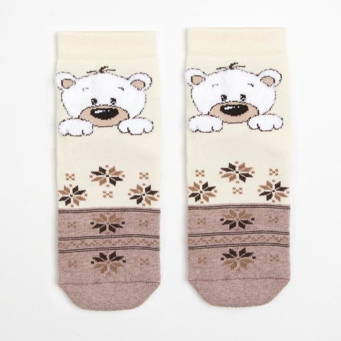 Носки детские с махровым следом, цвет кремовый, размер 18-20
Носки детские с махровым следом, цвет кремовый, размер 18-20