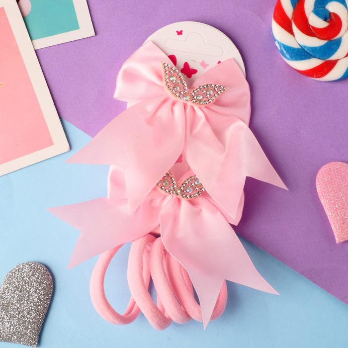 Набор для волос "Алексия" (4 резинки, 2 зажима) ушки сверкание, 7х7 см, розовый
Набор для волос "Алексия" (4 резинки, 2 зажима) ушки сверкание, 7х7 см, розовый