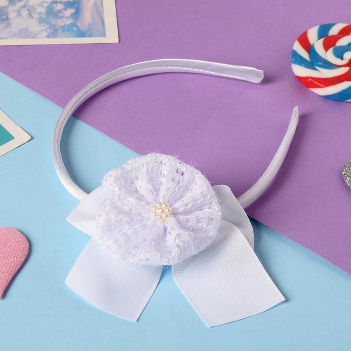 Ободок для волос "Июлия" драгоценный цветок, 8х6 см, белый
Ободок для волос "Июлия" драгоценный цветок, 8х6 см, белый