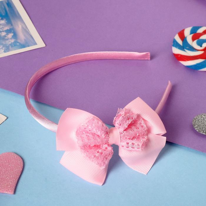 Ободок для волос "Камалия" классика, 9х5 см, розовый
Ободок для волос "Камалия" классика, 9х5 см, розовый