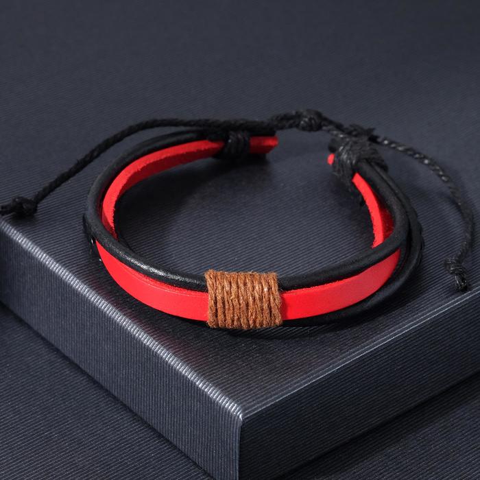 Браслет унисекс "Сила" плетение, цвет красно-чёрный, d=7 см
Браслет унисекс "Сила" плетение, цвет красно-чёрный, d=7 см