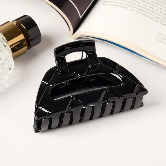 Краб для волос "Глянец" пересечение геометрия. 9х5 см, чёрный
Краб для волос "Глянец" пересечение геометрия. 9х5 см, чёрный