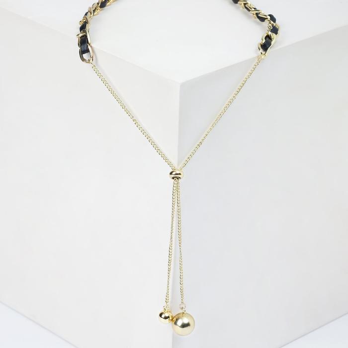 Кулон "Маятник" цепь, цвет чёрный в золоте, d=14, 60 см
Кулон "Маятник" цепь, цвет чёрный в золоте, d=14, 60 см