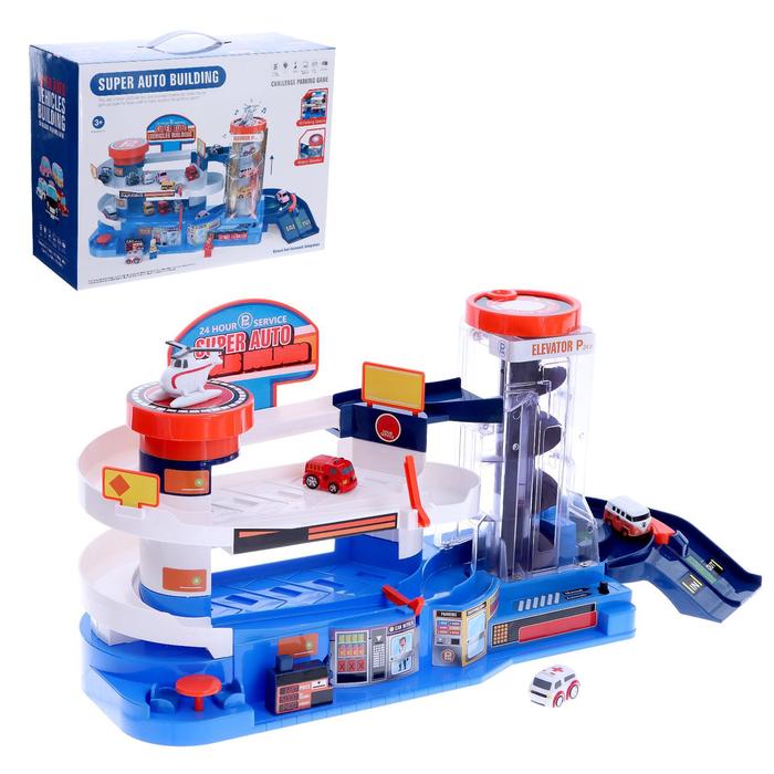 Парковка «Городской паркинг» с 3 машинками и вертолетом, лифт, свет и звук
Парковка «Городской паркинг» с 3 машинками и вертолетом, лифт, свет и звук