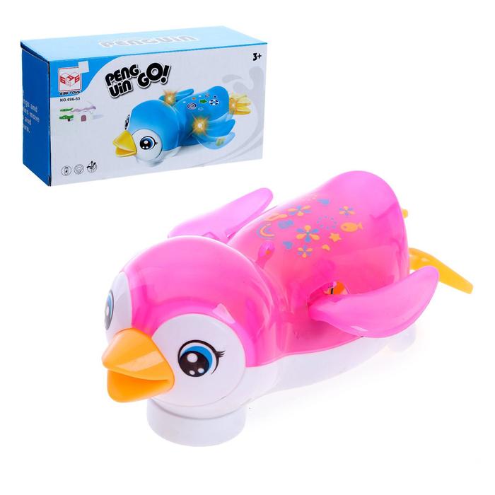 Игрушка музыкальная «Пингвинёнок», световые и звуковые эффекты, цвета МИКС
Игрушка музыкальная «Пингвинёнок», световые и звуковые эффекты, цвета МИКС