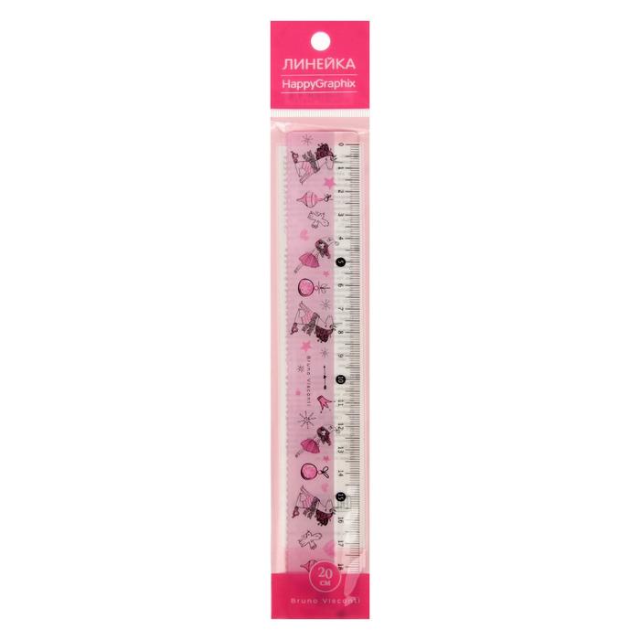 Линейка 20 см HappyGraphix "Девочка и Единорог", с волнистым краем
Линейка 20 см HappyGraphix "Девочка и Единорог", с волнистым краем