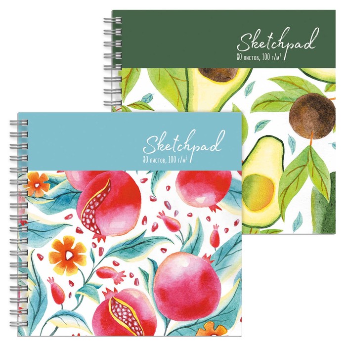 Скетчпад, 195 х 195 мм, 80 листов, на гребне, "Свежие фрукты", твёрдая обложка, матовая ламинация, блок 100 г/м²
Скетчпад, 195 х 195 мм, 80 листов, на гребне, "Свежие фрукты", твёрдая обложка, матовая ламинация, блок 100 г/м²