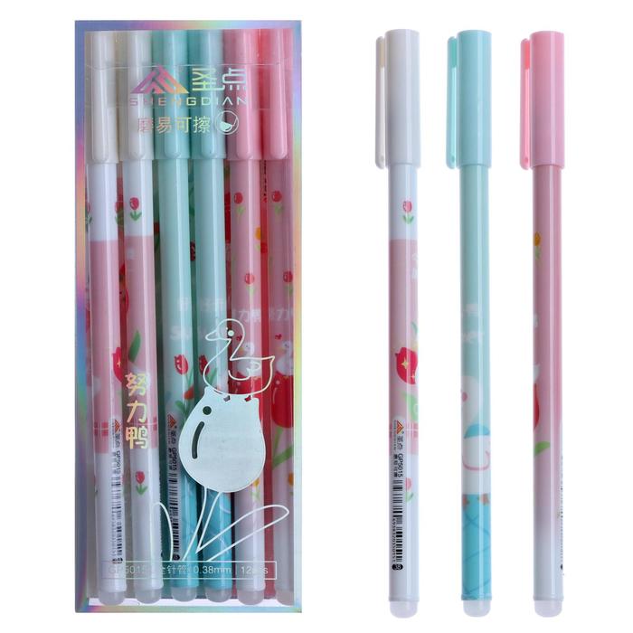 Ручка гелевая со стираемыми чернилами "Уточка", стержень синий 0.38 мм, МИКС (штрихкод на штуке)
Ручка гелевая со стираемыми чернилами "Уточка", стержень синий 0.38 мм, МИКС (штрихкод на штуке)