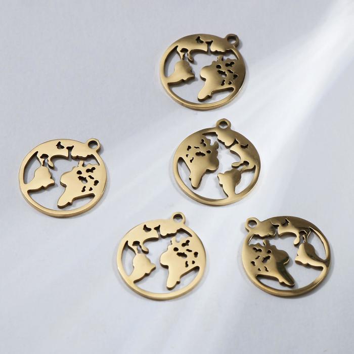 Подвеска "Планета" d=1,5см, цвет золото 
Подвеска "Планета" d=1,5см, цвет золото