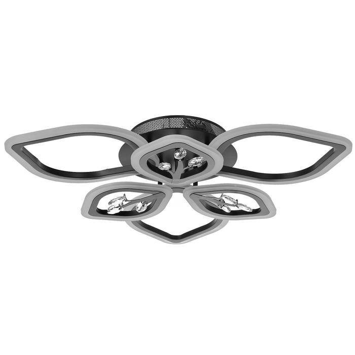 Люстра с ПДУ 2614/6BK LED 114Вт 3000-6000К диммер черный 60х60х11 см
Люстра с ПДУ 2614/6BK LED 114Вт 3000-6000К диммер черный 60х60х11 см