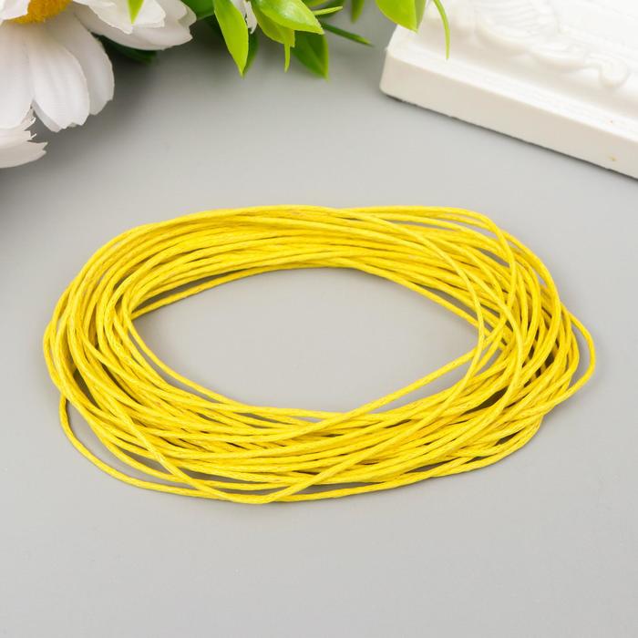 Вощеный шнур "Fabrika Decoru" лимонный, 1 мм, 5 м
Вощеный шнур "Fabrika Decoru" лимонный, 1 мм, 5 м