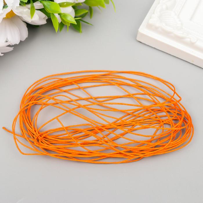 Вощеный шнур "Fabrika Decoru" оранжевый, 1 мм, 5 м
Вощеный шнур "Fabrika Decoru" оранжевый, 1 мм, 5 м