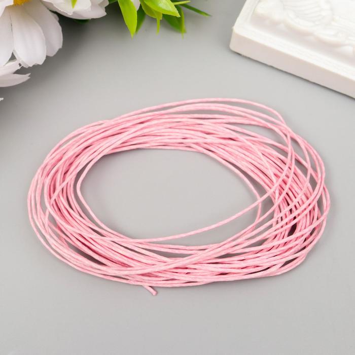 Вощеный шнур "Fabrika Decoru" розовый, 1 мм, 5 м
Вощеный шнур "Fabrika Decoru" розовый, 1 мм, 5 м