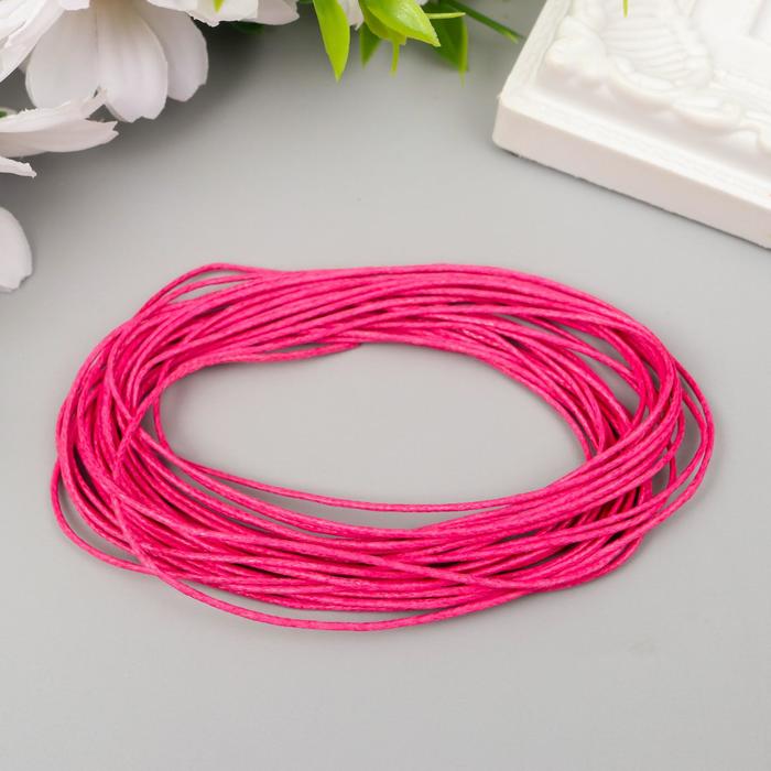 Вощеный шнур "Fabrika Decoru" ярко-розовый, 1 мм, 5 м 
Вощеный шнур "Fabrika Decoru" ярко-розовый, 1 мм, 5 м