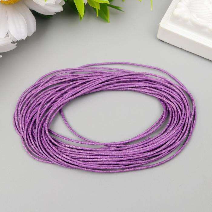 Вощеный шнур "Fabrika Decoru" фиалковый, 1 мм, 5 м
Вощеный шнур "Fabrika Decoru" фиалковый, 1 мм, 5 м