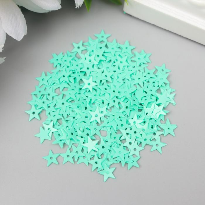 Набор пайеток "Звёздочки" №114, 7 мм, бирюзовый
Набор пайеток "Звёздочки" №114, 7 мм, бирюзовый