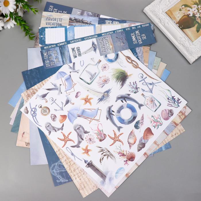 Набор бумаги для скрапбукинга "Memories of the sea" 10 листов, 30,5x30,5 см
Набор бумаги для скрапбукинга "Memories of the sea" 10 листов, 30,5x30,5 см
