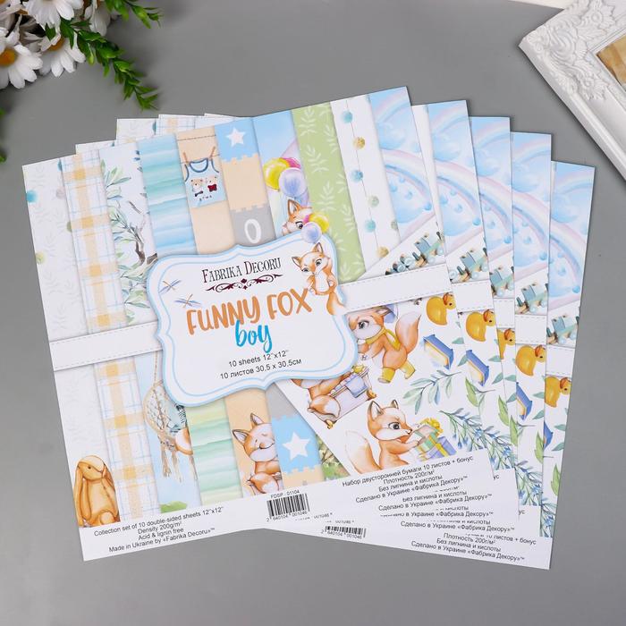 Лист для вырезания "Funny fox boy" 30,5х30,5 см
Лист для вырезания "Funny fox boy" 30,5х30,5 см