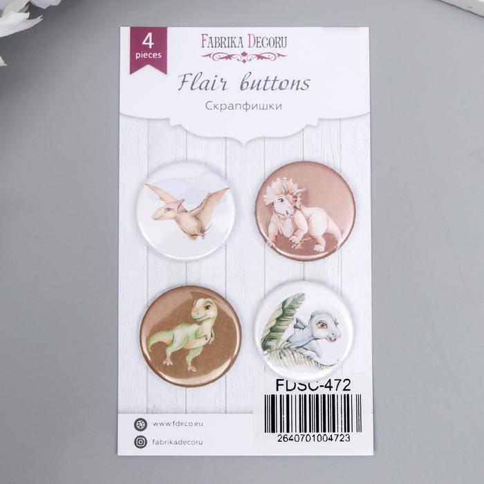 Набор фишек для скрапбукинга "Dinosauria" №472, 4 шт
Набор фишек для скрапбукинга "Dinosauria" №472, 4 шт