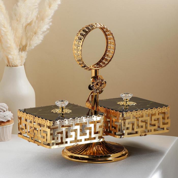 Подставка под фрукты «Севилья», квадратная, 32,5×14×31 см, цвет металла золотой
Подставка под фрукты «Севилья», квадратная, 32,5×14×31 см, цвет металла золотой