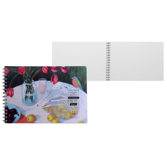 Скетчбук для акрила, 300 х 210 мм, «Малевичъ», Matisso, 20 листов, 290 г/м²
Скетчбук для акрила, 300 х 210 мм, «Малевичъ», Matisso, 20 листов, 290 г/м²