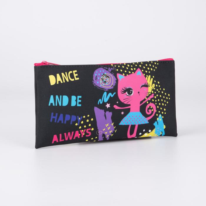 Косметичка на молнии, цвет чёрный 
Косметичка на молнии, цвет чёрный