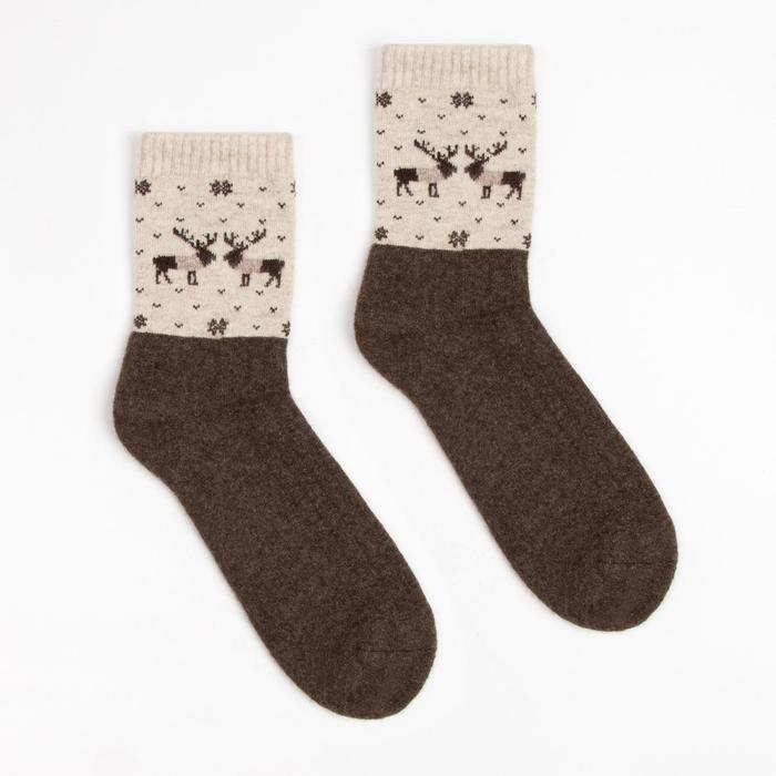Носки мужские шерстяные, цвет шоколад/олени, размер 27 (41-43)
Носки мужские шерстяные, цвет шоколад/олени, размер 27 (41-43)