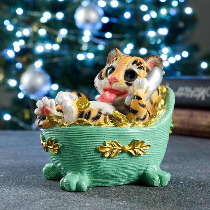 Копилка "Тигр в ванной" 11х9х11см
Копилка "Тигр в ванной" 11х9х11см