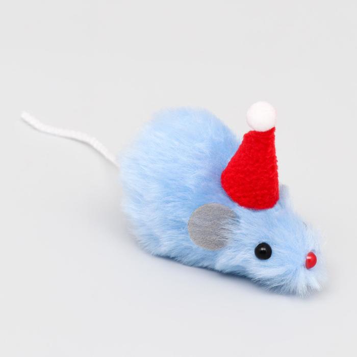 Игрушка для кошек "Мышонок в колпаке", с шуршащим наполнителем и кошачьей мятой, голубая
Игрушка для кошек "Мышонок в колпаке", с шуршащим наполнителем и кошачьей мятой, голубая